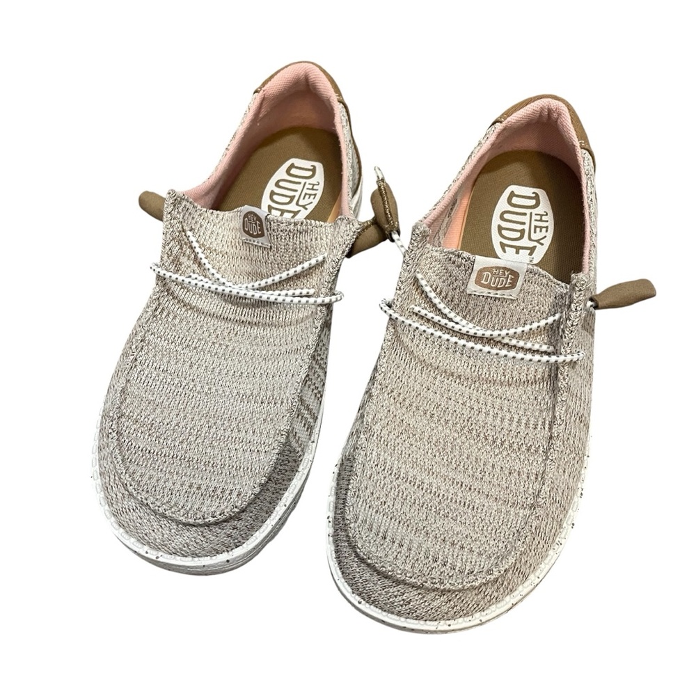 Hey Dude Wendy Sport Mesh Walnut Slip on Comfort Shoes women’s 8